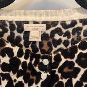 J. Crew Leopard Cardigan